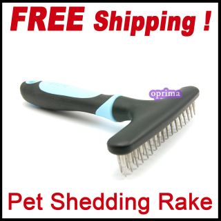   Shedding Remove Grooming Rake Comb Brush Dog Cat Long Short Thick Hair