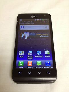 LG Esteem MS910   8GB   Black (Metro PCS) Smartphone Clean ESN   NO 