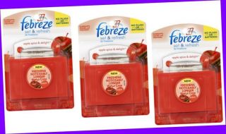   Set & Refresh Air Freshener Apple Spice Delight Reusable Unit & Refill