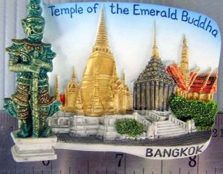 Temple of the Emerald Buddha Thai Culture Bangkok Thailand Magnet 