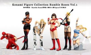 New GENUINE Konami 6x Rumble Roses Hinomoto Reiko Sexy HOTD Figure 