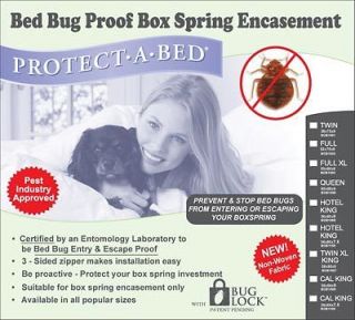 Bed Bug Proof Box Spring Encasement Cal King 9 Name Brand New In 