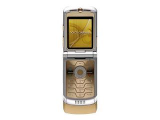   MOTORAZR V3i DOLCE GABBANA   Gold Unlocked Mobile Phone