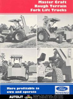 1988 ford rough terrain master craft forklift brochure time left
