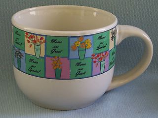 mulberry home collection cup mug moms flowers 