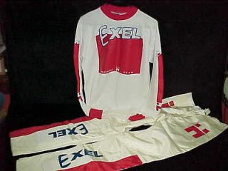 NOS Old School HUTCH EXEL JERSEY & PANTS National Factory Team Trick 