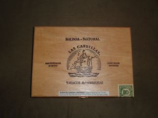 las cabrillas honduran balboa wooden cigar box 