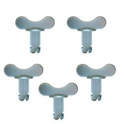 Dzus Winged Oval Head Button .500 Grip Medium grip 5 pack Wing Buttons 