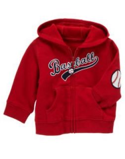 Gymboree PLAY BALL baseball hoodie jacket size 6 12 months NWT