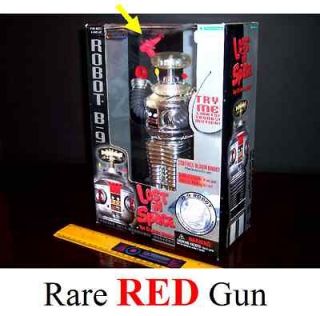   LOST IN SPACE RARE RED GUN CHROME B9 ROBOT SENTRY MOTION SENSOR X