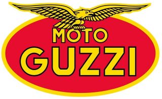moto guzzi retro logo motorcycle helmet sticker from united kingdom