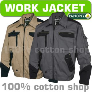   Work Wear MACH5 Spirit Jacket Coat Overall Mens Uniform Grey Beige