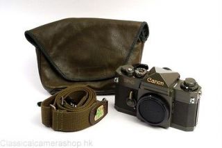   Canon F1 OD body, F 1, Olive Green paint body, 93% new, Canon FD mount