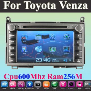 car dvd player with gps navigation for toyota venza