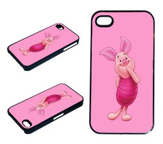 Piglet Hard Case Clip on Back Cover for i Phone 4 & 4S Mobile
