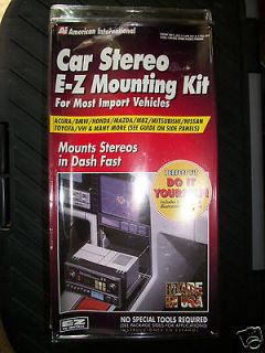 CAR STEREO E Z MOUNTING KIT   FOR MOST IMPORT & DOMESTIC VEHICLES