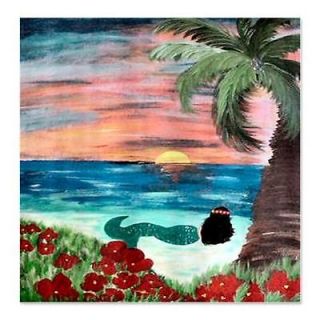 aloha mermaid art shower curtain by cafepres 652301529 time left