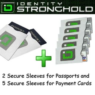 PACK RFID Blocking Secure Sleeve Holder for ID Credit Payment Card 