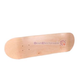 Non slip Griptape Maple Deck Skateboard 8x31 Deck Natural