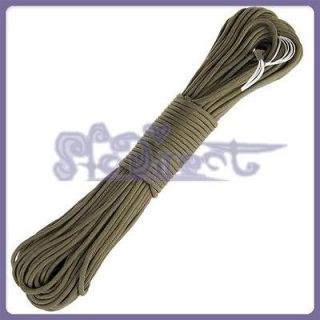 Newly listed 7 String Parachute Paracord Survival 100 Feet 550 Cord