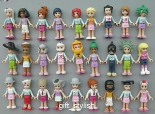 LOT Of 20 LEGO Friends Mia Emma ACTION FIGURE 2 LOOSE Style by 