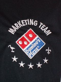 dominos pizza marketing team polo shirt size l domino s