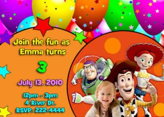 toy story buzz lightyear birthday party invitations 