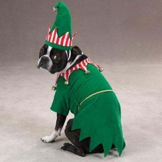 dog costume clothes clothing shirt elf holiday green more options