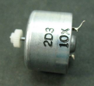   DC Servo Motor w/ Cog   Marked 2D310X   Fits Onkyo, Sony, NAD, Etc