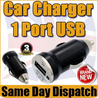 Micro Mini Hi Power USB 2.0 5V DC 1000 mA Output Car Charger Adapter 