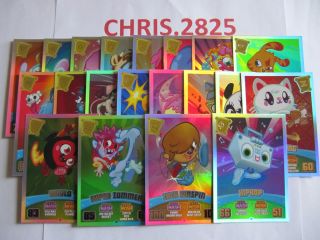 moshi monsters series 3 rainbow foil cards free p p