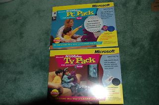 Microsoft Actimates TV Pack and PC Pack for use with Interactive 