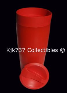 brand new in package tupperware insulated red commuter mug coffee