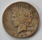 1921 $1 Peace Silver Dollar Rare Key Date Ultra High Relief