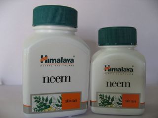 Himalaya Neem 120 Capsules Large Tub Antibacterial Antifungal Cures 