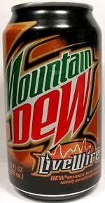 mountain dew livewire 12 cans 12oz each 