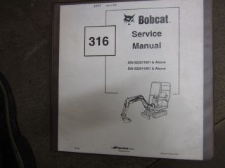 bobcat 316 mini excavator service manual  70