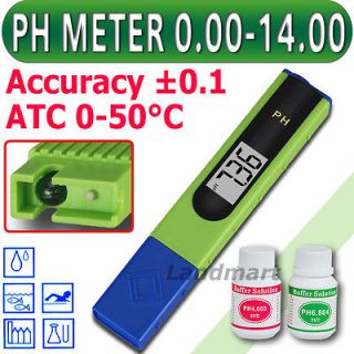 Digital Pen type pH Meter Water Tester Hydroponic Aquarium Spa Pool pH 
