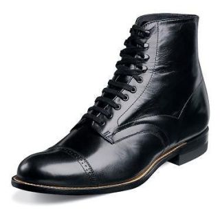 stacy adams madison mens black leather dress boot 00015