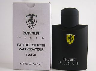 FERRARI BLACK for Men by Ferrari EDT Spray 4.2 oz ~ TESTER NEW IN BOX