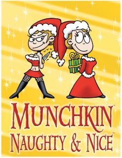 Munchkin Naughty & Nice Expansion  Adds 15 Cards Card Game Booster 