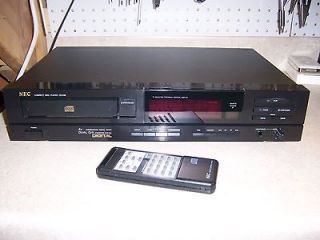 NEC CD 530 Single Compact Disc CD Player With Remote Works Great