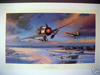 Stormchasers Focke Wulf Fw190 Nicolas Trudgian Signed Aviation Art 