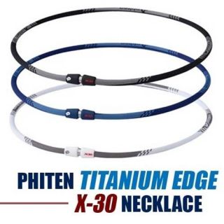 phiten x30 edge titanium necklace 18 or 22 more options color size one 