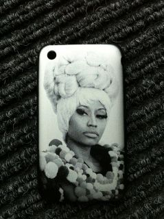 Nicki Minaj iPhone 3 3G 3GS Case Cover Metal with Fabric interior.