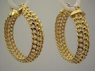 francesca visconti bold chain hoop earrings  8