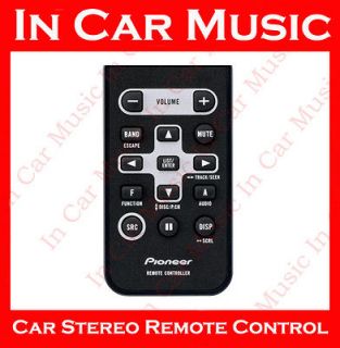 Pioneer Remote Control for DEH 8400BT Bluetooth Radio CD Player Car 
