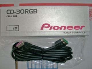 PIONEER VIDEO AVD W6000 AND AVD W6010 CABLE CD 30RGB NEW 30 PIN RGB 