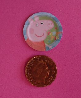 dolls house miniature 20 peppa pig paper plates time left