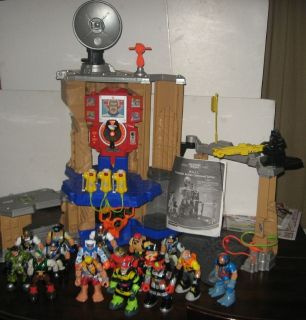   Fisher Price Rescue Heroes Mountain Command Center w/16 Action Figures